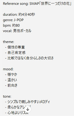 楽曲制作のテーマ決め