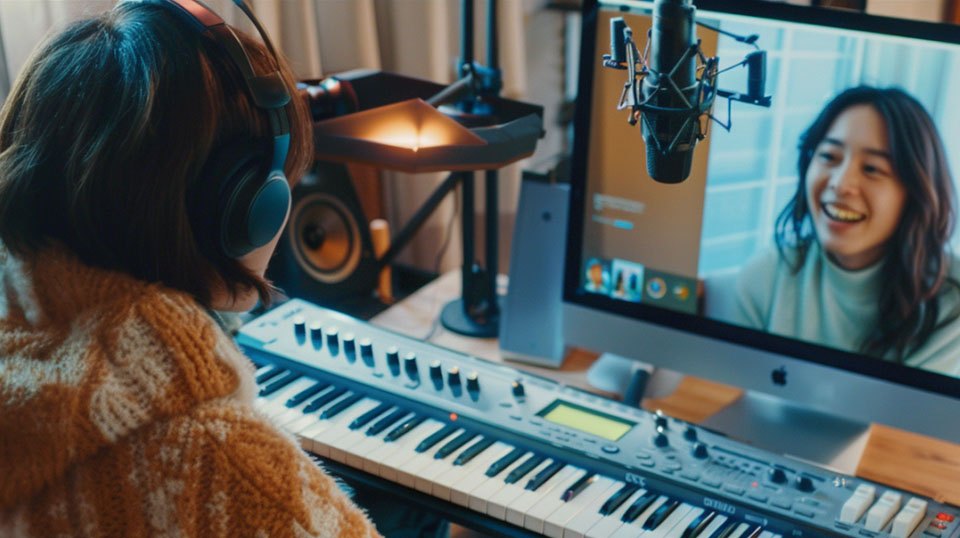 オリジナル曲制作の打ち合わせ風景